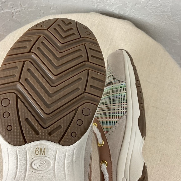 Easy Spirit Travelport Mule Sneaker Sports Clog in Natural Multi Size 6 - Picture 10 of 11